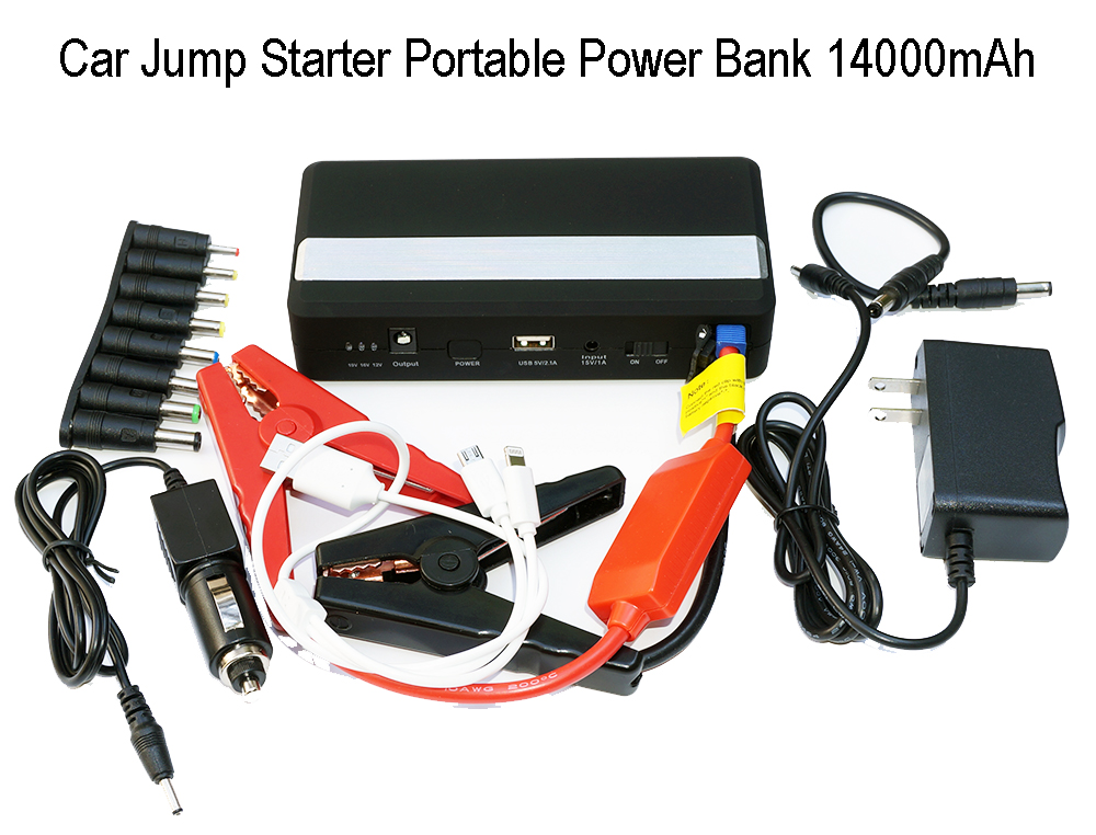 Car Jump Starter BR-KO5, Portable External Power Bank 14000mAh