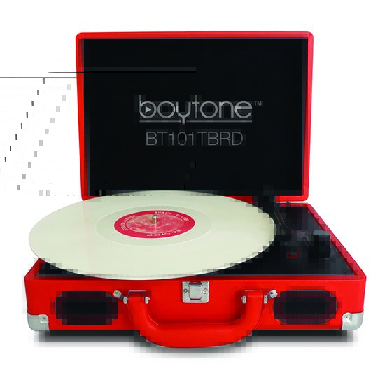 BOYTONE BT-101TBRD 5 in 1 Boytone BT-101TBRD Briefcase Record Player AC-DC Built in BOYTONE BT-101TBRD 5 in 1 Boytone BT-101TBRD Briefcase Record Player AC-DC Built in