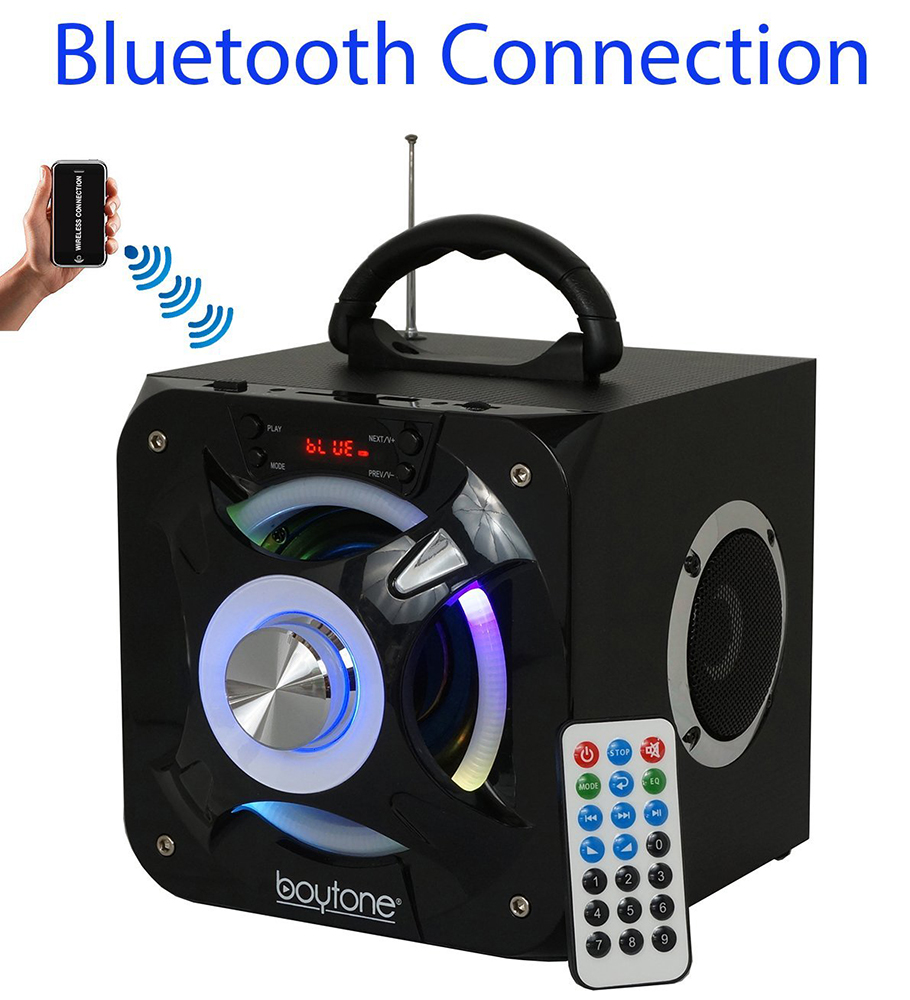 Boytone BT-32D Portable Bluetooth FM Radio Stereo speaker System, USB Port | SD card
