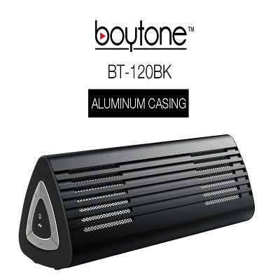 Boytone BT-120BK Ultra-Portable Wireless Bluetooth Speaker - Stealth Black