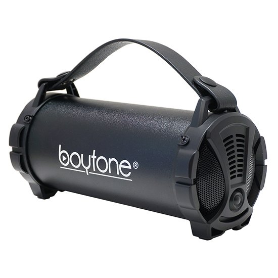 Boytone BT-38BK Portable Bluetooth Indoor/Outdoor Speaker 2.1 Hi-Fi Cylinder Loud Speaker with Built-in 2x3 Sub