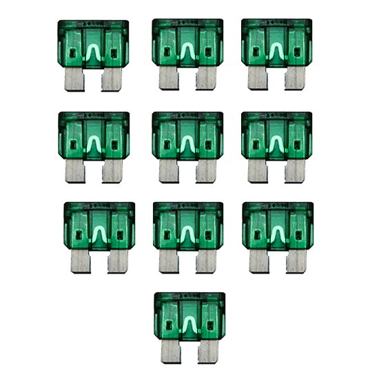 MINIF30 10 Pack Mini Fuses ATM 30 Amp Automotive 30A