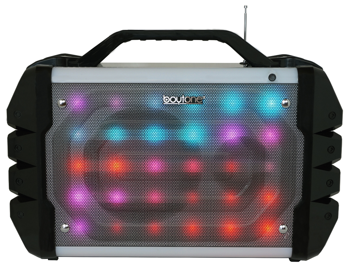 Boytone BT-52M Portable Audio karaoke Bluetooth PA Speaker System with Microphone, F