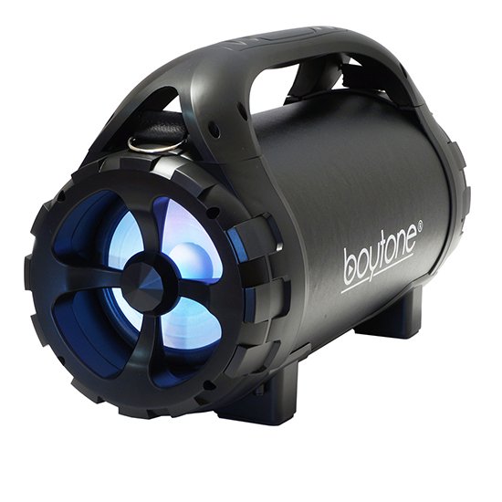 Boytone BT-46BK Portable Bluetooth Indoor/Outdoor 2.1 Hi-Fi Cylinder Loud Speaker Built-in 5.25" + 1.50"